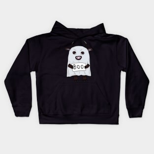 Moo I mean Boo Kids Hoodie